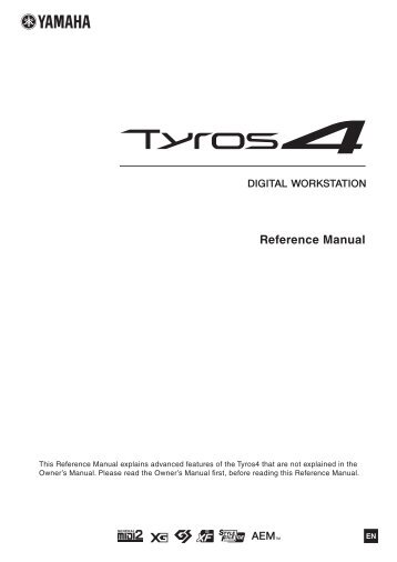 Tyros4 Reference Manual - zzounds.com