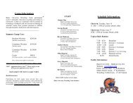 Baker University Wrestling Camp - Kansas Wrestling