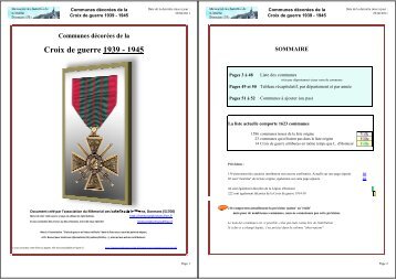 Croix de guerre 1939 - 1945 - La Seyne-sur-Mer