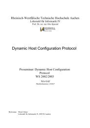 Proseminar DHCP - Informatik 4