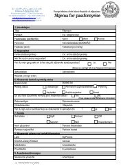 Skjema for passfornyelse - The Afghanistan Embassy