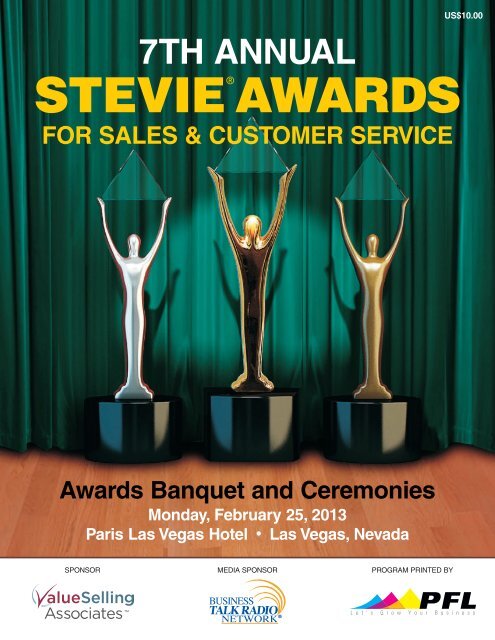 Download the full program here - the Stevie Awards