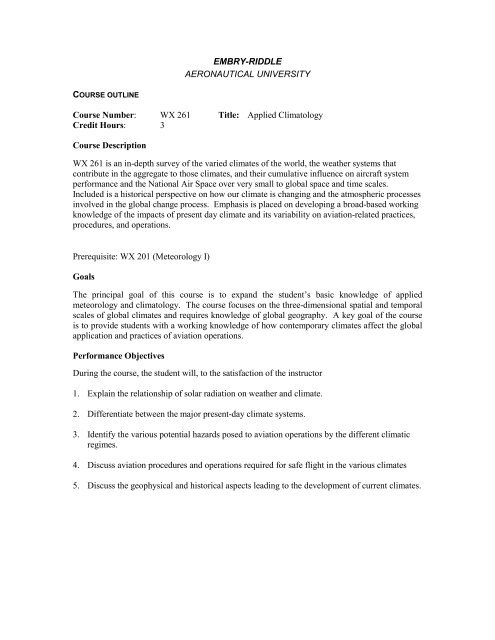 Syllabus - Department of Meteorology - Embry-Riddle Aeronautical ...