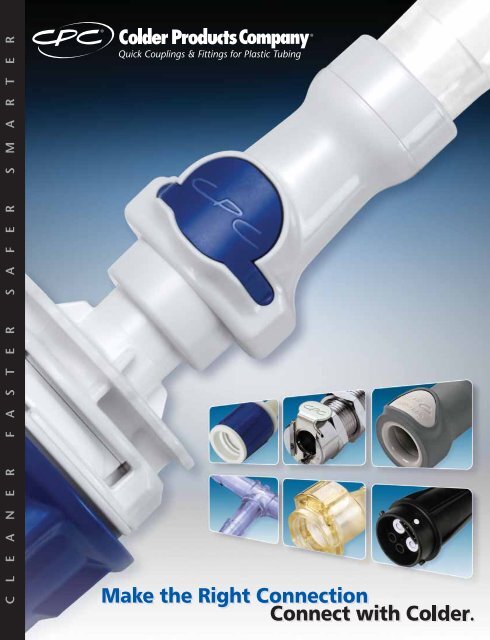 Colder PLC10004 Acetal Tube Fitting Straight Thru 1//4 Flow Coupler x 1//4 NPT Male Coupler In-Line