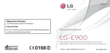 LG-E900 - Altehandys.de