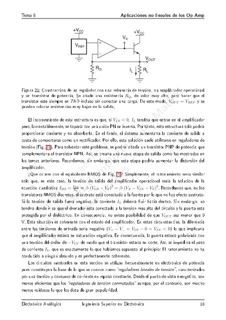 Tema 8: Aplicaciones no lineales de los amplificadores operacionales