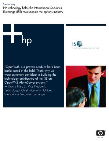 Success story - OpenVMS Systems - HP