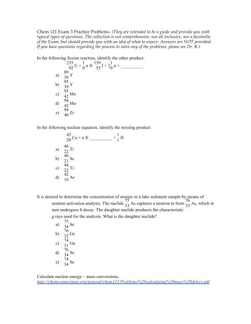 chem 121 practice exam chem 121 practice exam