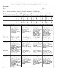 Group Process Questionnaire â Adolescent Psychology