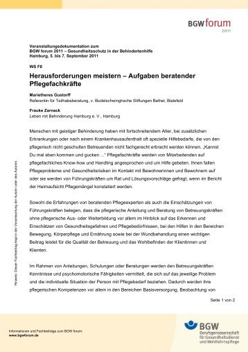 Herausforderungen meistern â Aufgaben beratender PflegefachkrÃ¤fte ...