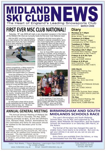 MIDLANDNEWS - Midland Ski Club