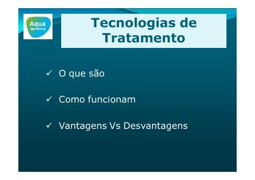 Correcção de pH em Água de Abastecimento