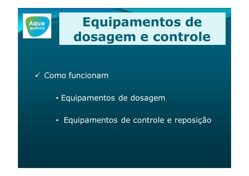 Correcção de pH em Água de Abastecimento