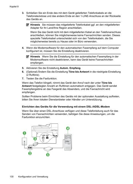 2 Verwenden des Geräts - Hewlett Packard