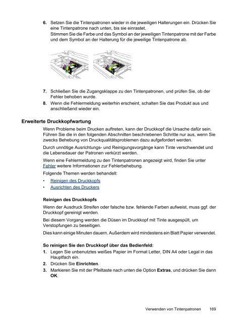 2 Verwenden des Geräts - Hewlett Packard