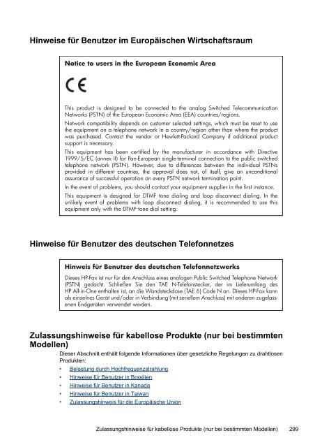 2 Verwenden des Geräts - Hewlett Packard