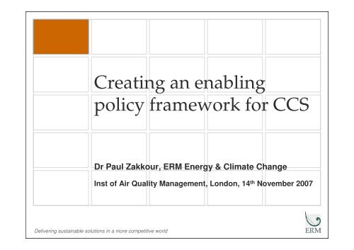 PDZ ERM Creating and Enabling Policy Framework 14_11_07 - IAQM