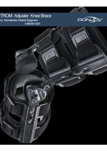 Donjoy Knee Brace Trom Adjuster - Mountainside Medical Equipment