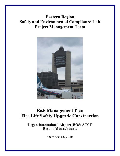 Risk Management Plan - FAACO - Federal Aviation Administration ...