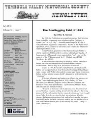 The Bootlegging Raid of 1919 - Temecula Valley Historical Society