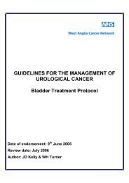 GUIDELINES FOR THE MANAGEMENT OF ... - Pchurology.co.uk