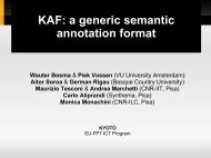 KAF: a generic semantic annotation format