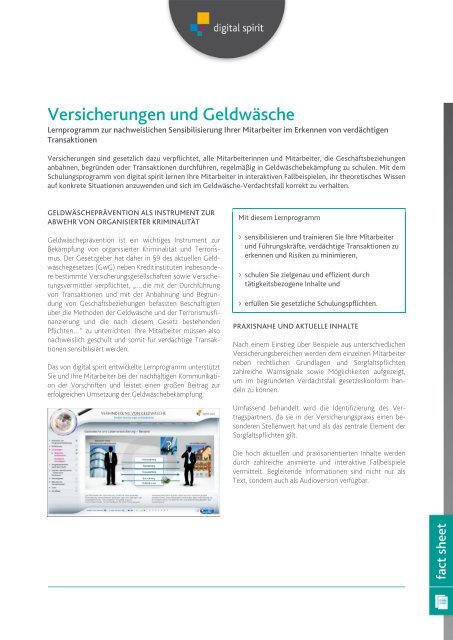 Versicherungen und Geldwäsche - Compliance Training