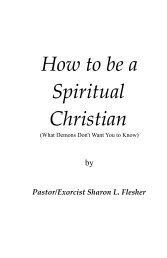 How to be a Spiritual Christian - Bread & Wine Ministries