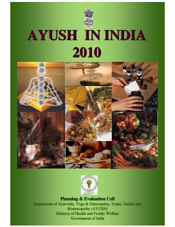 AYUSH IN INDIA 2010 - Department of AYUSH