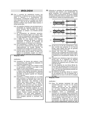 Prova - Biologia - Gilton e Pedro