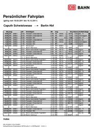 Fahrplan Caputh-Berlin Hbf und zurück - Neuseddin.eu