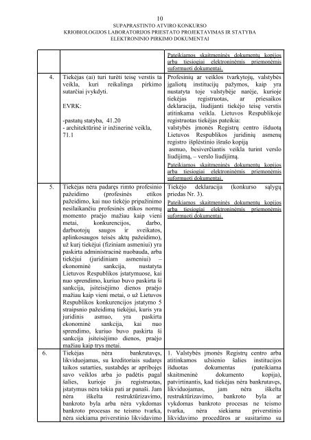 Supaprastinto atviro konkurso sÄlygos, vykdant pirkimÄ CVP IS is ...