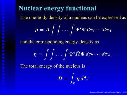 Masses and Fission Barriers of Atomic Nuclei