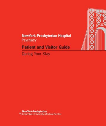 Patient and Visitor Guide - New York Presbyterian Hospital