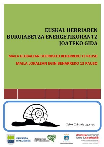 EUSKAL HERRIAREN BURUJABETZA ENERGETIKORANTZ JOATEKO GIDA