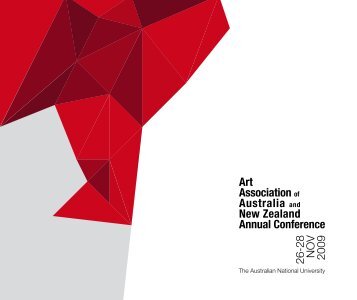 2009 AAANZ Conference Abstracts - The Art Association of Australia ...