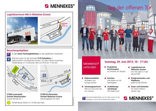 Download Flyer mit Lageplan zu den Aktivitäten und ... - Mennekes