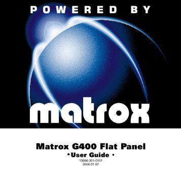 Matrox G400 Flat Panel