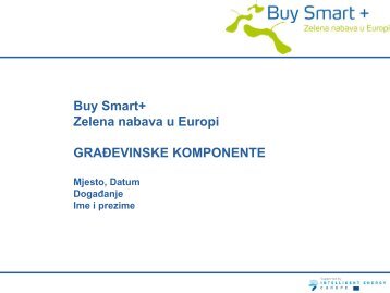 Prezentacija - Građevine i građevinski elementi - Buy Smart