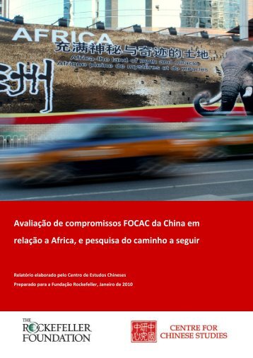 AvaliaÃ§Ã£o de compromissos FOCAC da China em relaÃ§Ã£o a Africa ...