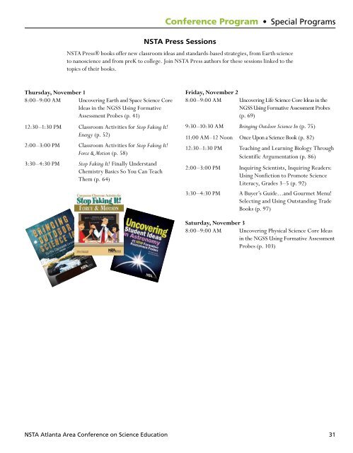 Atlanta Conference Program