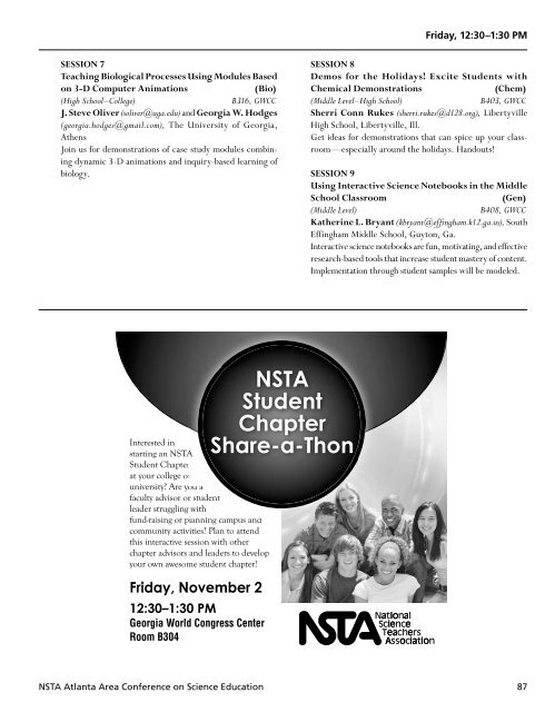 Atlanta Conference Program