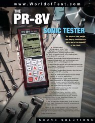 Download & Print PR-8V Multi Visual Sonic Tester Literature (PDF)