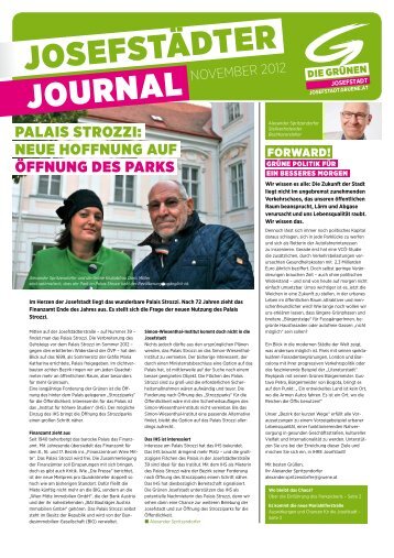 JosefstÃ¤dter Journal - Josefstadt - Die GrÃ¼nen