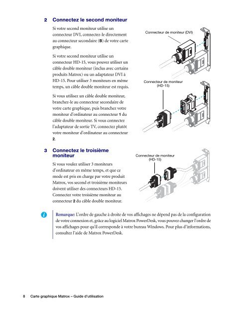 Manuel utilisateur - Matrox