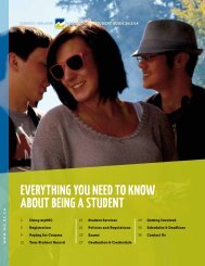 Student Guide - North Island College