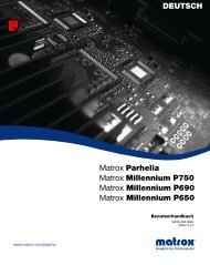 Matrox Parhelia, Matrox Millennium P750, Matrox Millennium P650