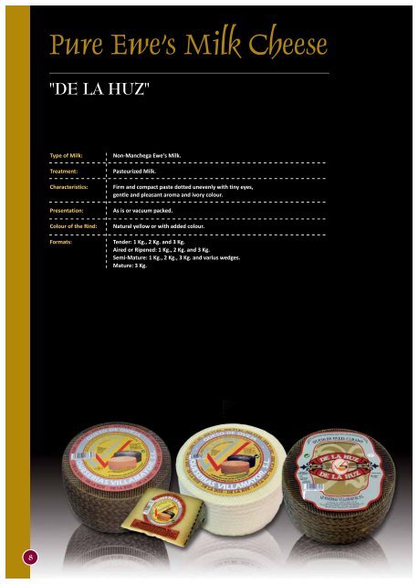 Quesos De La Huz - Cheese - Catalogue 2012