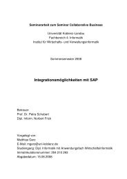 IntegrationsmÃ¶glichkeiten mit SAP - Forschungsgruppe Betriebliche ...
