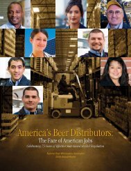 America's Beer Distributors: - National Beer Wholesalers Association